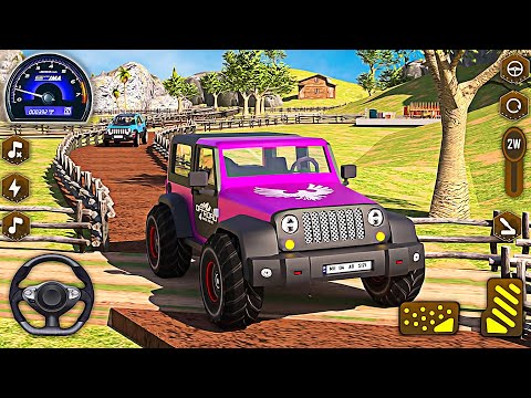 4x4 Jeep Offroad Heavy Driving - Uphill SUV Land Cruiser Drive 3D | Android Gameplay
