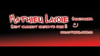 Mathieu Lavoie Chansonnier - La P'tite Grenouille Rimouski