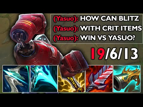 100% CRIT BLITZCRANK SHOULD BE NERFED!