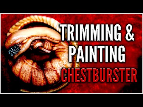 *** Making Monsters/Painting/Prop Art/Aliens/Chestburster ***