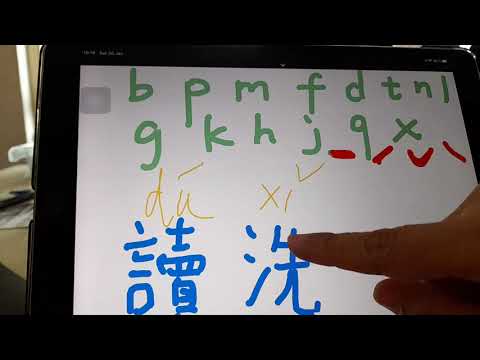 普通話拼音教學片段：
聲母和單韻母拼讀