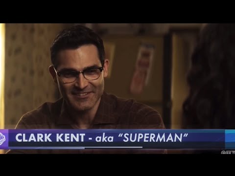 Clark gets ready for an interview to open up about his secret identity
