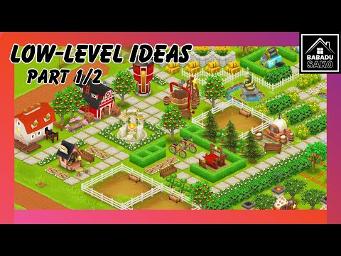 EP.178 : Low-level Ideas part1/2 - HayDay FarmDesign!