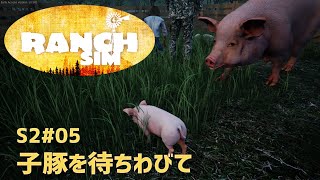 【Ranch Simulator】おじいちゃんが残した牧場経営 Season2＃05　子豚を待ちわびて