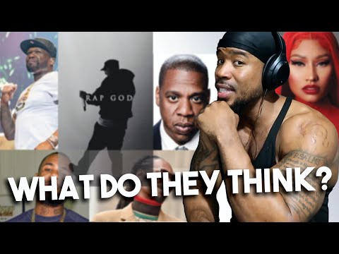 MARSHALL MONDAY - WHAT THE OTHER RAPPERS THINK ABOUT EMINEM - REACTION!!!