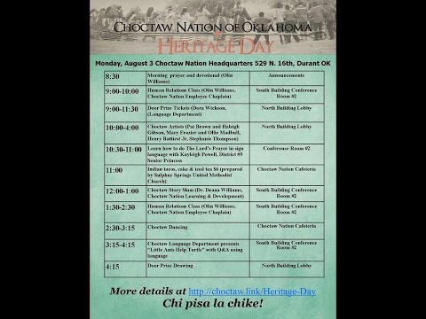 Choctaw Language Department presents the Choctaw story “Little Ants Help Turtle”