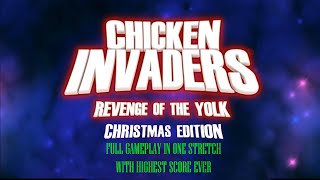 CHICKEN INVADERS 3 REVENGE OF THE YOLK CHRISTMAS EDITION I FULL GAMEPLAY I MR. GAMER R S