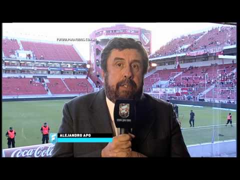 El análisis de Alejandro Apo. Independiente 1 vs. Sarmiento 1. Fecha 2. Primera División 2015. FPT