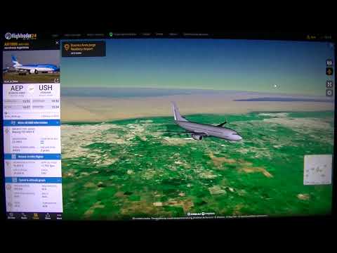 MongoTV_6903 - Flightradar24 - How Far Can i Fly - Part 183-Buenas Aires-Ushuaia-AR1880-ARG1880