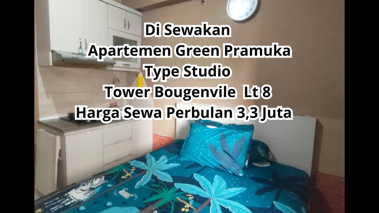 Green Pramuka Studio Apartment 8th Floor