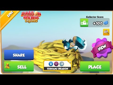 Tsunami Dragon Hatching!? - Dragon Mania Legends Gameplay Walkthrough Part 1436HD