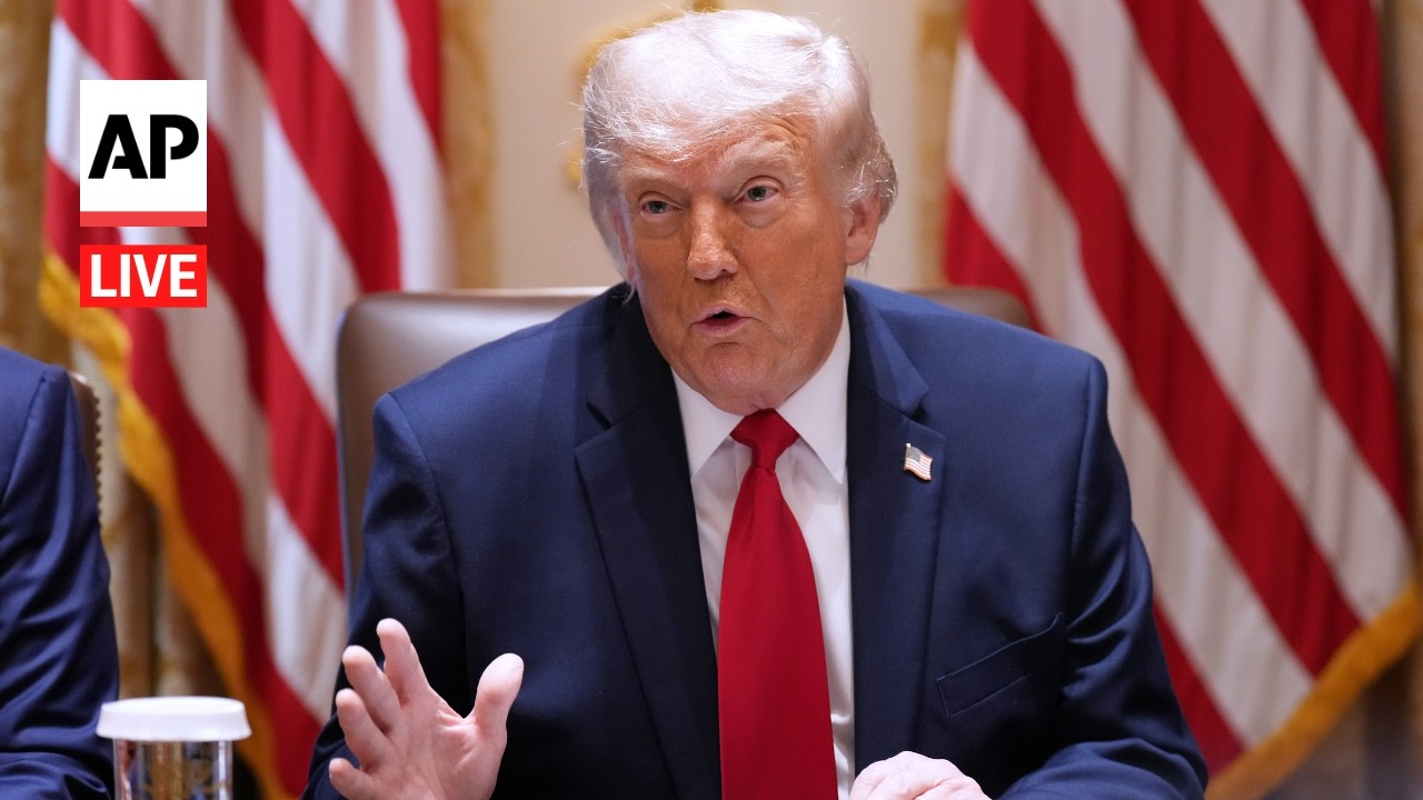 Video | LIVE: Trump meets with Cabinet as talks to end Iran war remain in flux