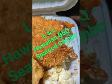 L&L Hawaiian BBQ - Combinação de frutos do mar com frango delicioso!