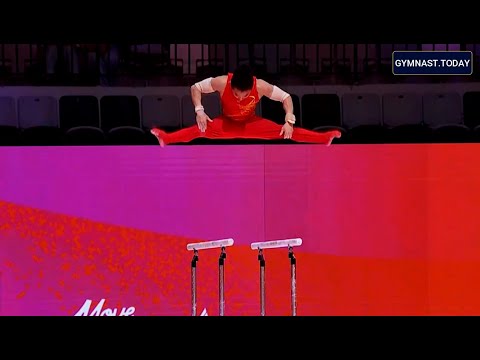Top 3 in Men's Parallel Bars Final - 2025 Jakarta Gymnastics World Championship
