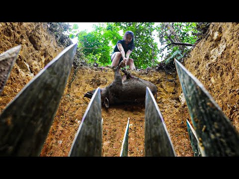 A Wild Boar Falls into a Trap - The Joy is not Over, Then the Bad Happens..., The End