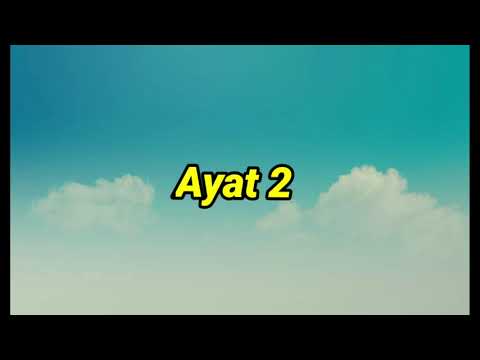 KEE 372 Ayat 1 - 3  Pujilah Tuhan Si Badia