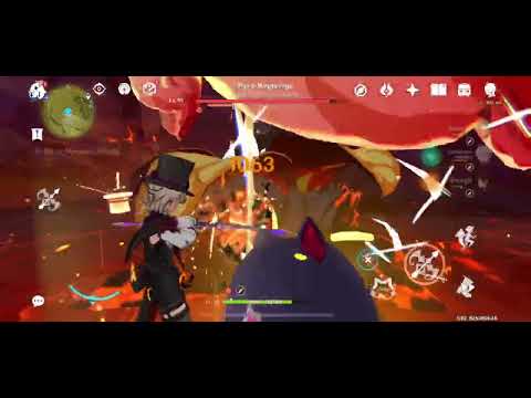 Lyney Bennett Kazuha Zhongli rot (17s)