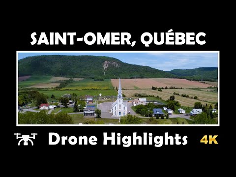 ⚜️ Spectacular 4K Drone Views of Saint-Omer, Québec 🇨🇦 | Quick Highlights ✨