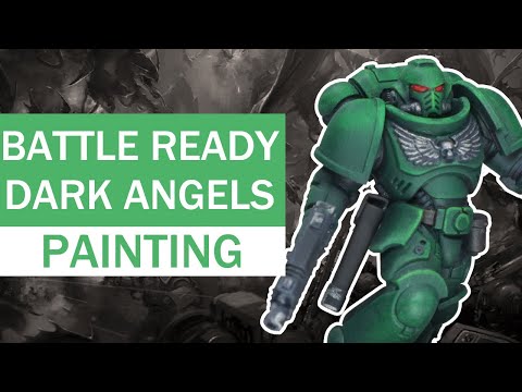 Battle Ready Dark Angels Painted In 25 Minutes