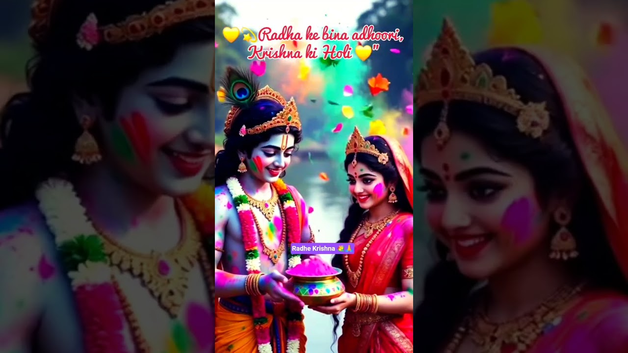 জয় শ্রী রাধা কৃষ্ণ 🙏🦚🥀🌿🥀🌿 #love #song #ভজন#trending #youtubevideo #shortsfeed #viral #devotional#yt