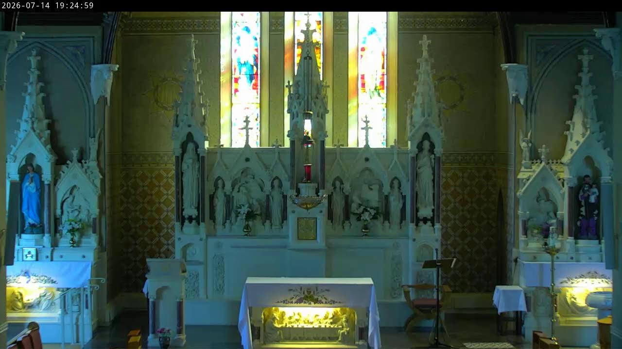 Live webcam view of St Brigid's Church Altar