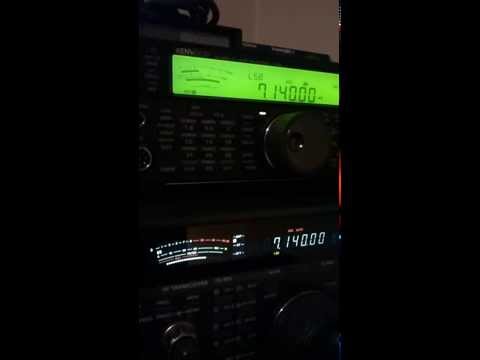 TS 590 vs TS 870, RX and splatter comparision. LSB, 40m band.