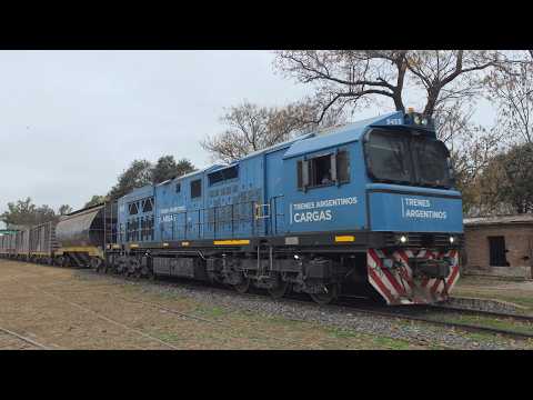 [8K] Tren de tolvas graneras de NCA con destino a General Deheza pasando por Marcos Juárez!!!!!!