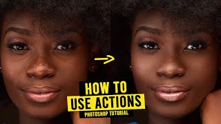 HOW to Install and Use ACTIONS in Photoshop | Retouching Tutorial