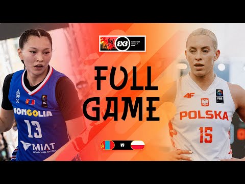 Mongolia 🇲🇳 v Poland 🇵🇱 | Women | Full Semi-Finals game | FIBA 3x3 World Cup 2025 | 3x3 Basketball