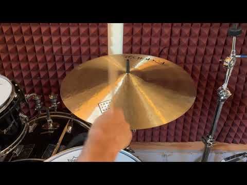 Used Istanbul Agop Traditional Jazz 20" Ride 1662g w/ video demo of actual cymbal for sale image 3
