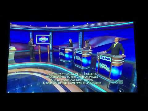Jeopardy, short end credits - Emily Sands Day 3 (5/3/21)