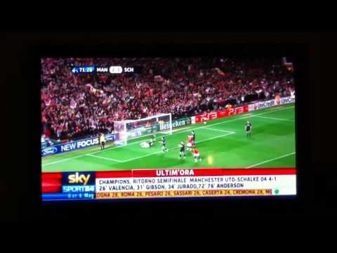 Manchester United schalke 04  Full Highlights (04.05.2011) Ampia Sintesi sky sport hd