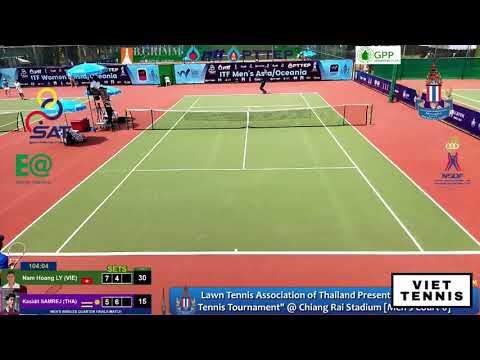 Ly Hoang Nam vs Kasidit Samrej ITF Thailand Men's Futures F6 2022 tennis highlights