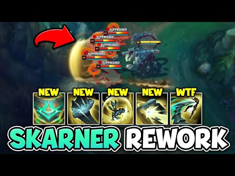 WE PLAYED THE NEW SKARNER REWORK AND WOW IS IT FUN! (ALL NEW ABILITIES)