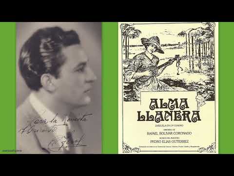 Το τραγούδι «Alma llanera» [«Ψυχή του κάμπου»], σε ρυθμό χορόπο [joropo], από την ομότιτλη θαρθουέλα (1914) του Pedro Elías Gutiérrez [Πέδρο Ελίας Γκουτιέρες], σε λιμπρέτο του Rafael Bolívar Coronado [Ραφαέλ Μπολίβαρ Κορονάδο]. Το τραγούδι θεωρείται σήμερα ανεπίσημος εθνικός ύμνος της Βενεζουέλας. Ερμηνεύει ο βαρύτονος Pedro Terol [Πέδρο Τερόλ], σε διεύθυνση Nicasio Tejada [Νικάσιο Τεχάδα] (Columbia, Σαν Σεμπαστιάν, 1949).