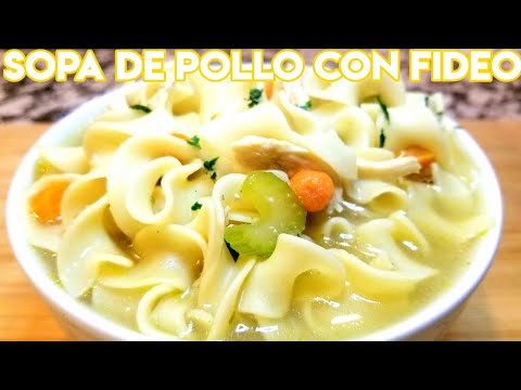 Sopa de pollo con vegetales | Caldo de pollo | como hacer sopa de pollo | recetas tradicional