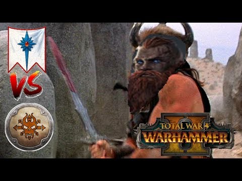High Elves vs Norsca | THE NORSCAN HORDES - Total War Warhammer 2