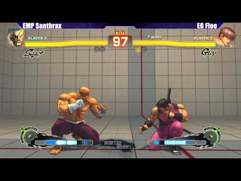 SSF4 AE 2012 Top 16 EMP Santhrax vs EG Floe - WB6 Road to Evo 2012