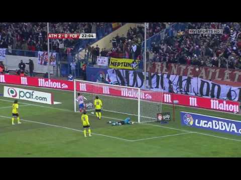 Simão Goal Against Barcelona 15.2.2010 ( 720p HD )