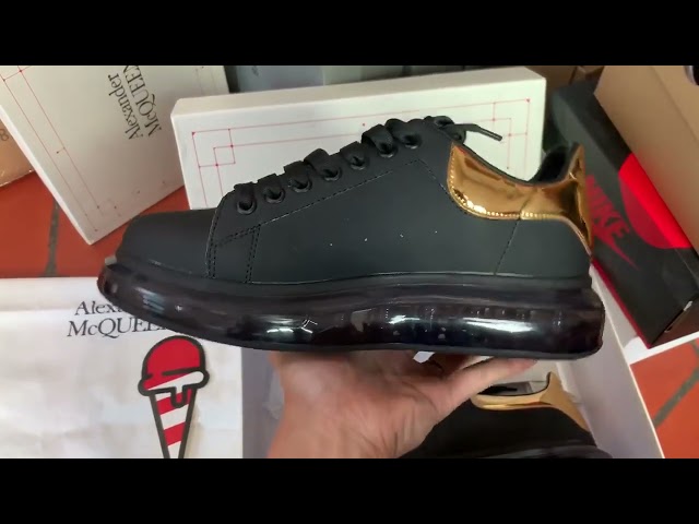 Oversized Sneaker Clear Sole BLACK GOLD