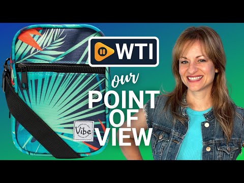 Vibe Festival Gear Small Crossbody Sling Bag for Women Men 5in1 Multi-Use from (rPET) Recycled Polyester Belt Bag Cross Body Backpack Fanny Pack Purse - Tropical Hawaii - WTI product video review