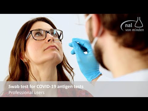 Swab test for COVID-19 antigen tests - Professional users