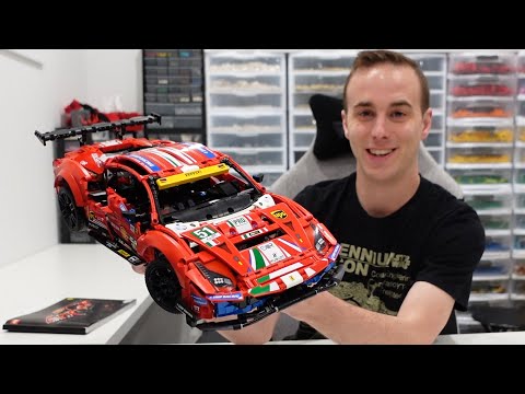 Thumbnail for LEGO TECHNIC Ferrari 488 GTE Race Car Review by Mid-size, Ferrari, Car, Vehicle, Ferrari 488