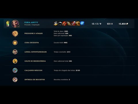 [LoL] FURIA Any | Draven vs Heimerdinger Bot/adc | [13/3/9] | Challenger