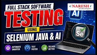 Full Stack Testing using Selenium Java and AI @ 8:00 AM (IST) by Mr.Vamshi Mohan on 28th June 2026