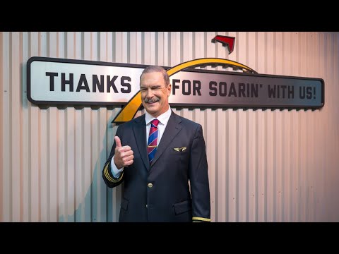 Patrick Warburton Returns as Chief Flight Attendant at Soarin’ Over California | Disneyland Resort