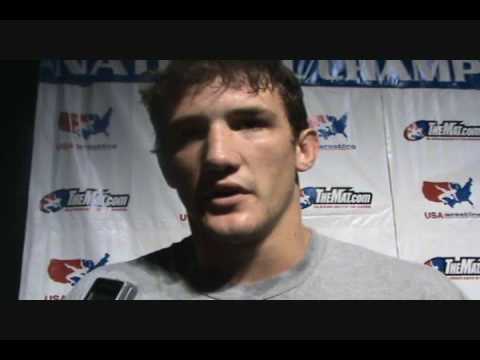 Junior Freestyle 160 lbs. champion Derek St. John of Iowa