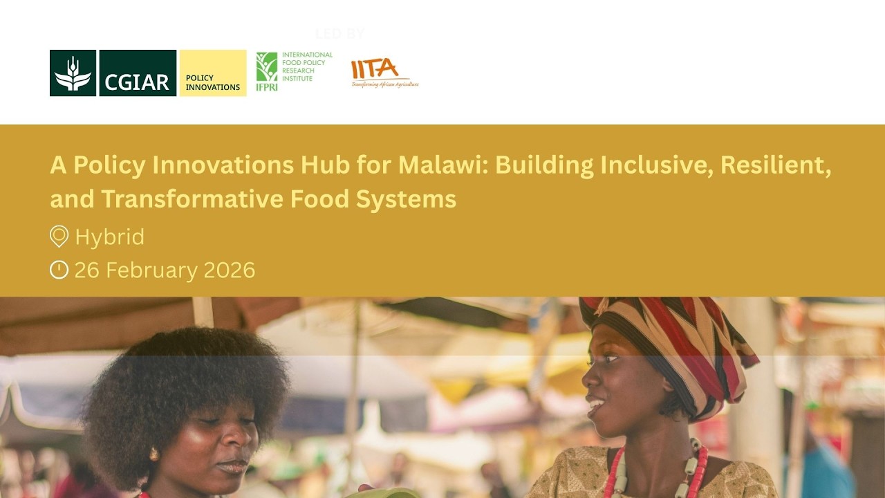 A Policy Innovations Hub for Malawi: Building Inclusive, Resilient, and Transformative Food Systems