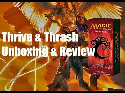 Gatecrash Event Deck: Thrive & Thrash- Unboxing & Review
