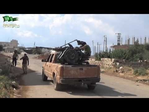 استهداف تحصينات قوات النظام في جبهة كفرنبودة  في ريف حماة بواسطة الرشاشات الثقيلة من قبل جهة الإنقاذ المقاتلة